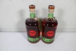 Two bottles of Bacardi Reserva Ocho Rum, Aged 8 Years, Bottled 2022 (2 x 750ml) .