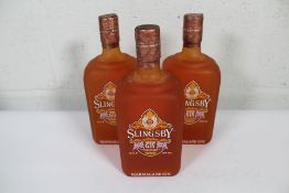 Three bottles of Slingsby Marmalade Premium Gin (3 x 700ml) .