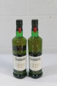 Two Glenfiddich 12 Year Original Single Malt Scotch Whisky 2 x 700ml.