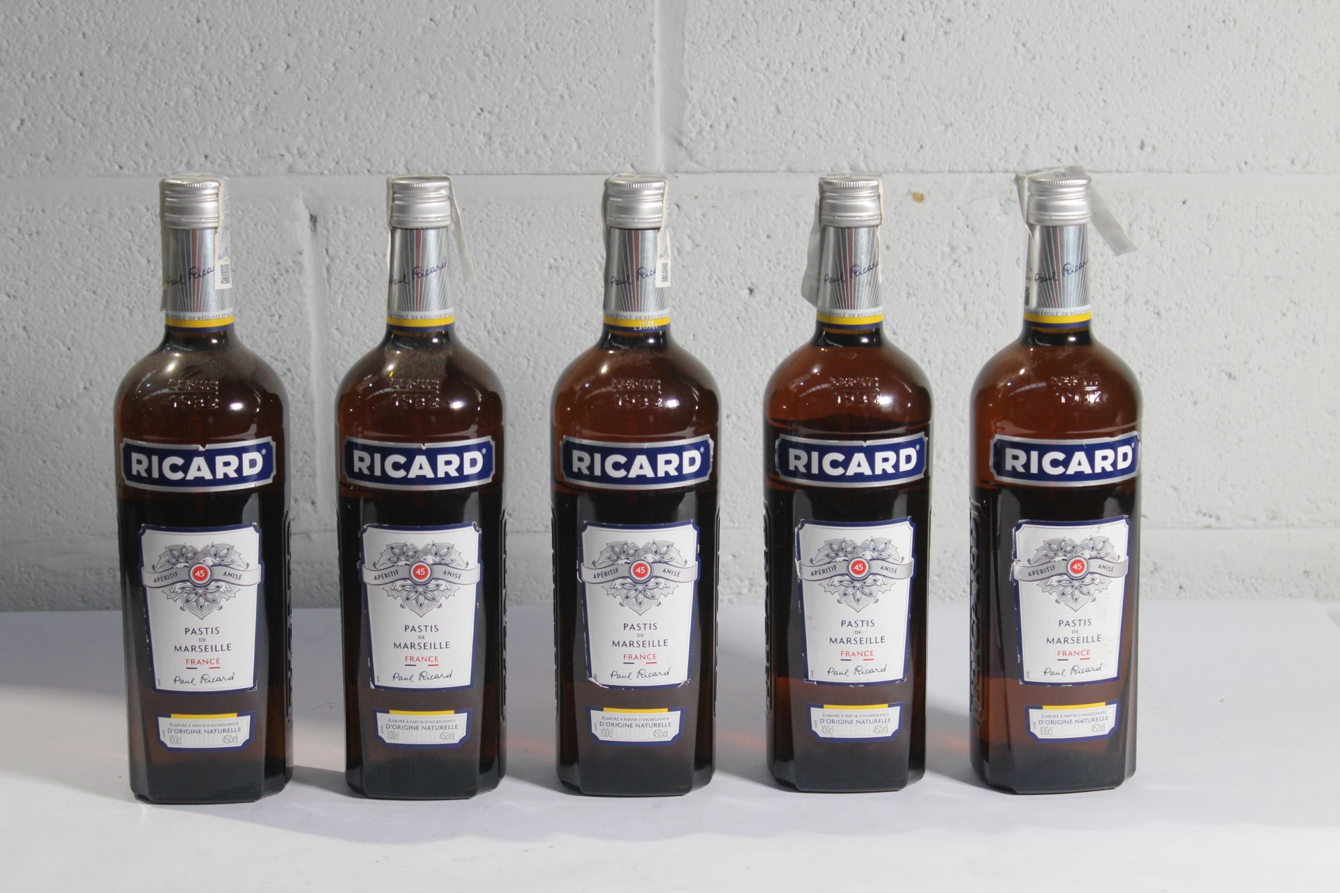 Five Ricard Aperitif Anise 5 x 1ltr.