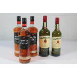 Three Whyte & Mackay Blended Scotch Whisky and Two Jameson Smooth Irish Whiskey 1 x 700ml 1 x 1ltr.