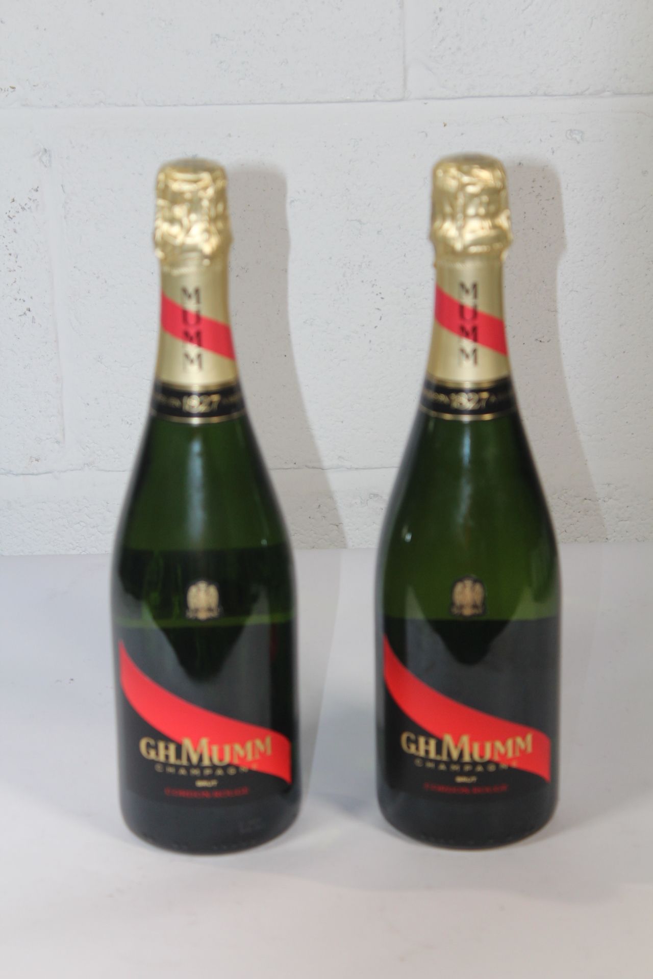Two G.H.Mumm Champagne Brut Cordon Rouge 2 x 750ml.