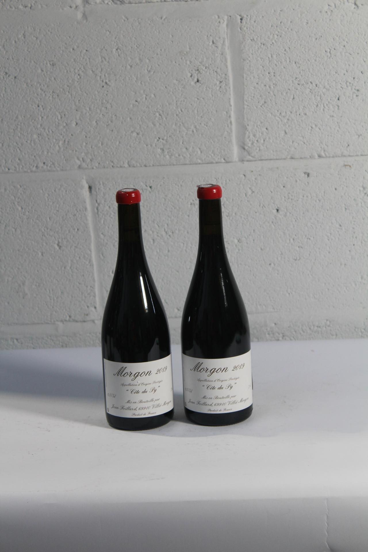 Two Jean Foillard Morgan 2019 Cote Du PY Red Wine 2 x 750ml.