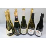 Five Bella Dream Gold, Three Various Berticot and a Natureo Muscat 2021 - All Alcohol Free (750ml).