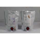 Two 58 & Co House Vodka Pouches with Tap 2 x 3ltr.