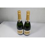 Two bottles of Paul Cheneau Cava Brut Sparkling White Wine 2017 (2 x 750ml).