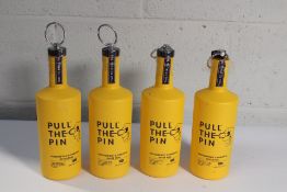 Four Pull The Pin Passionfruit and Pineapple Silver Rums 4 x 700ml.
