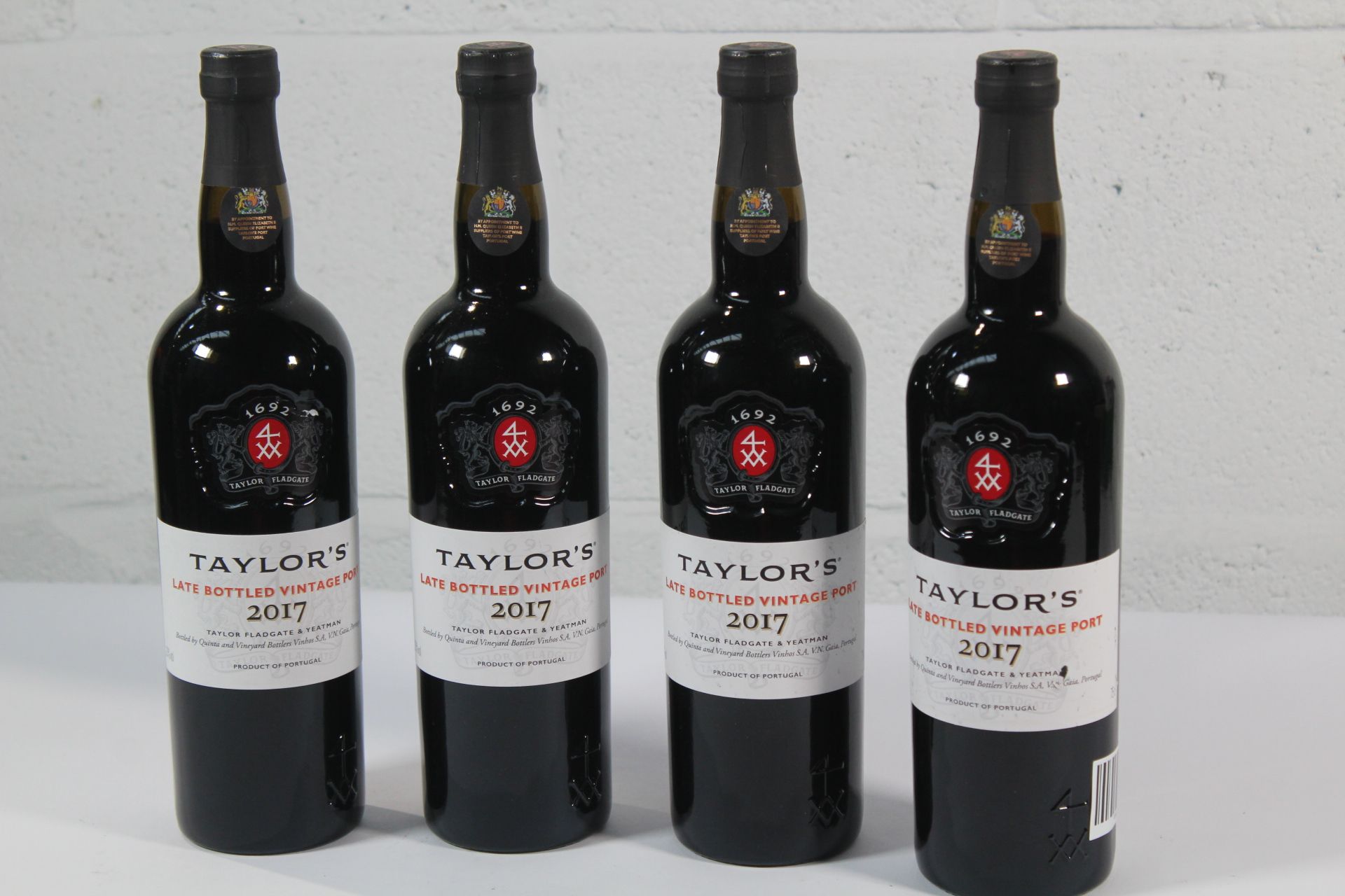 Four Taylor's Late Bottled Vintage Port 2017 4 x 750ml.