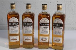 Four Bushmills The Original Irish Whiskey 4 x 1ltr.