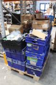 Pallet of Assorted Commercial Miscellaneous and Related Items.