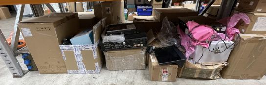 A quantity of new and pre-owned electrical items and accessories (All items sold as seen).