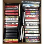 Forty five pre-owned Commodore 64/128 Game Cassettes (All items untested, sold as seen).