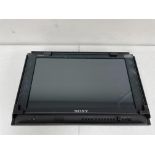 A pre-owned Sony 16.5" TRIMASTER EL Monitor with Andoer V-Mount (Sold as seen).