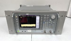 A pre-owned Anritsu MS2690A 50Hz-6GHz Signal Analyzer (Damage to casing. Powers on, not tested furth