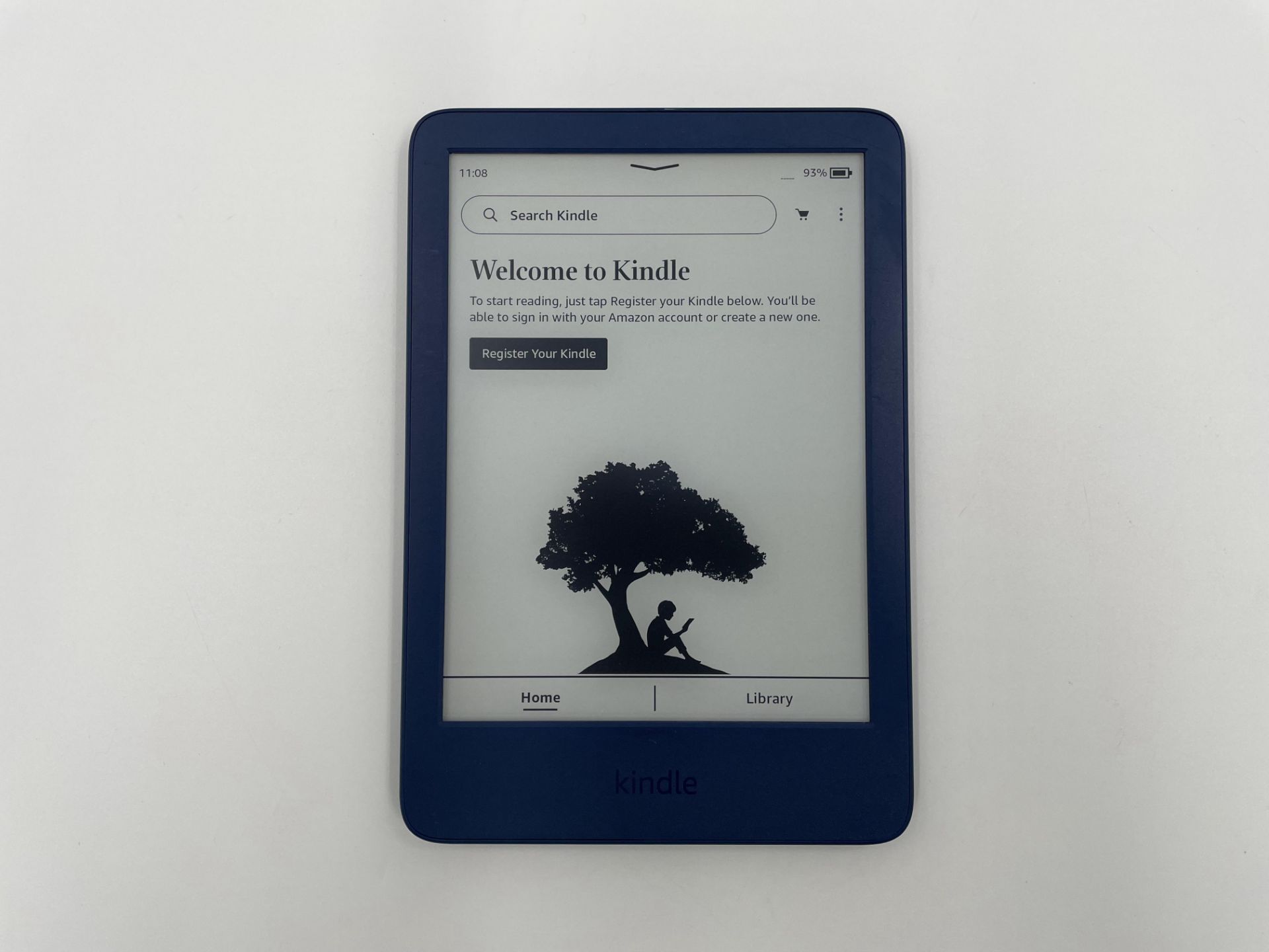 A pre-owned Amazon Kindle 11th Gen 16GB 6" E-Reader in Blue.