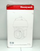 A pre-owned Honeywell Security HDZ408LIW 8MP IR PTZ 40X SL Wiper CCTV Camera (Boxed with as new fitt