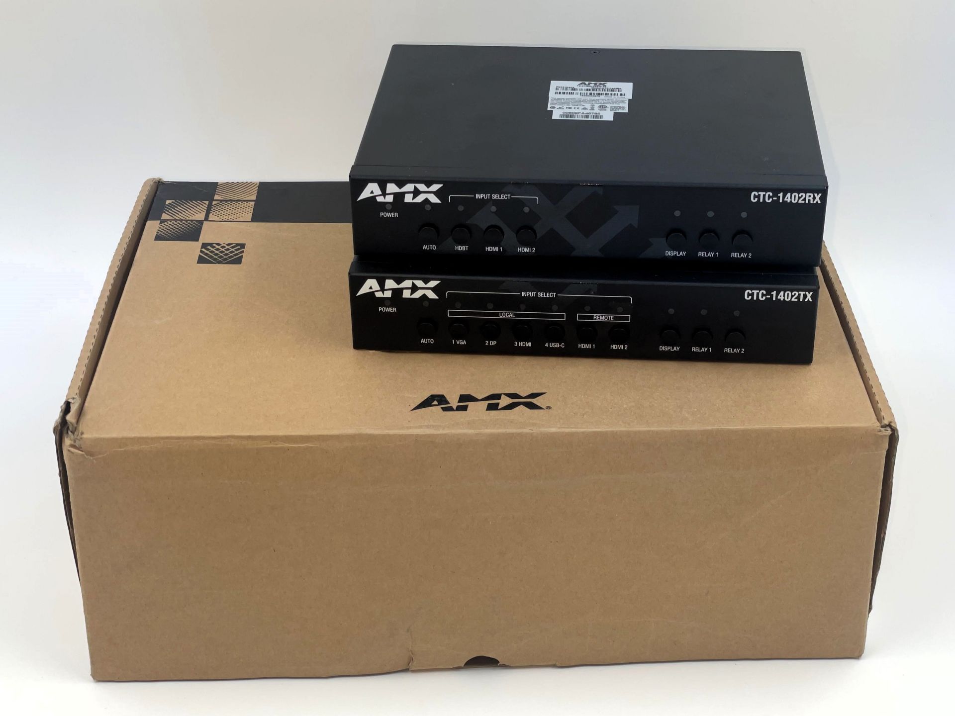 A pre-owned AMX CTC-1402 Conferencing Connectivity and Transport Kit (P/N: FG1010-910) (Boxed, PSU &