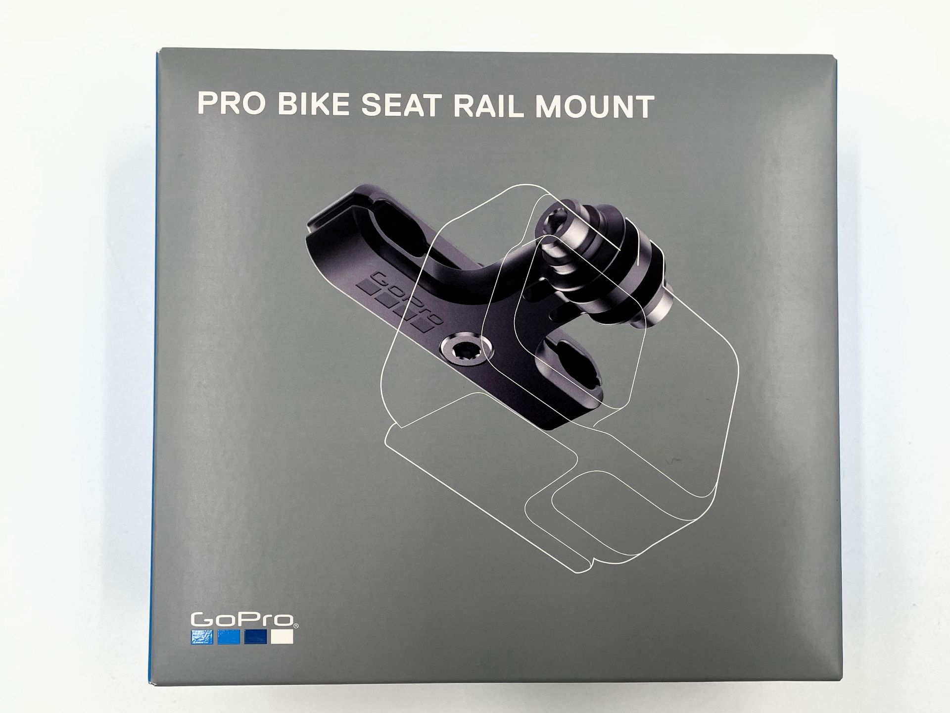 Six as new GoPro Pro Bike Seat Rail Mounts (P/N: AMBSM-001 EAN: 818279014716) (Boxes sealed).