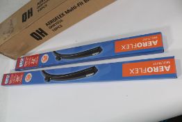 Nine Quinton Hazell Aero-Flex Wiper Blades - Multi-Fit (6 x 26" and 3 x 22").