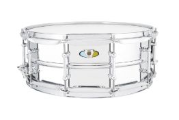 Ludwig Supralite 5.5x14 Steel Snare Drum LU5514SLDIR (Stock image).