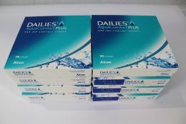 Eight Dailies AquaComfort Plus One-Day Contact Lenses - Power -4.75 - 90 pack - Exp 08/2027.