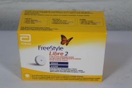 Abbott Freestyle Libre Sensor 2 Glucose Monitoring Sensor, Yellow/White (EXP: 2025-03-31). As New.