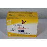 Abbott Freestyle Libre Sensor 2 Glucose Monitoring Sensor, Yellow/White (EXP: 2025-03-31). As New.