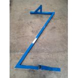 Eleven Bases for Running Rails in Blue SD6100 (J0835). Shop Display and Fitting Equipment