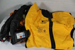 Hansen SeaBreeze Immersion Suit - Size M (looks new) and a Spinlock 275 Life Jacket. Pre-Owned.
