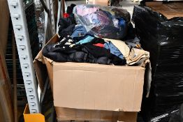Mixed Clothes Box including T-Shirts, Trousers, Jumpers, Coats and More, Various Style's and Sizes.