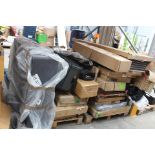 Large Quantity of Assorted Flat Pack Furniture and Related.