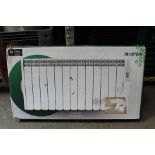 Rointe Kryos 11 Elements 1210W Electric Radiator in White. Pre-owned.