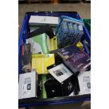 Assorted disposable vapes, e-liquid, smoking accessories and related items (Many items past expiry d