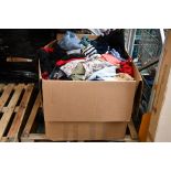 Mixed Clothes Box including T-Shirts, Trousers, Jumpers, Coats and More, Various Style's and Sizes.