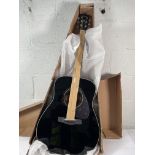 Yamaha F370 BL Acoustic Guitar - Black - As New.