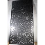 Two Screen with Envy, Large, Moucharablya Garden Screens In Black.