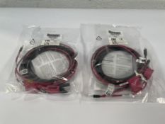 Fifty Motorola HKN4191C Power Cables.