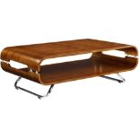 Jual Curve Walnut Coffee Table JF302 (Viewing recommended, stock image).