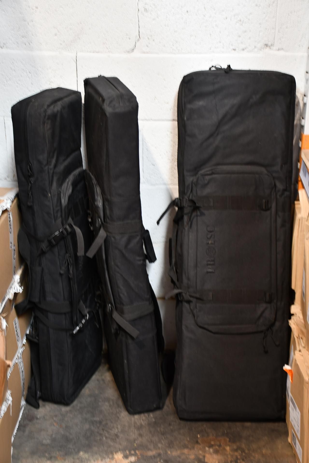 Three Protsc Oblong Gun Bag with Padded inside, Black, Large Oblong. Used, Viewing Advised.
