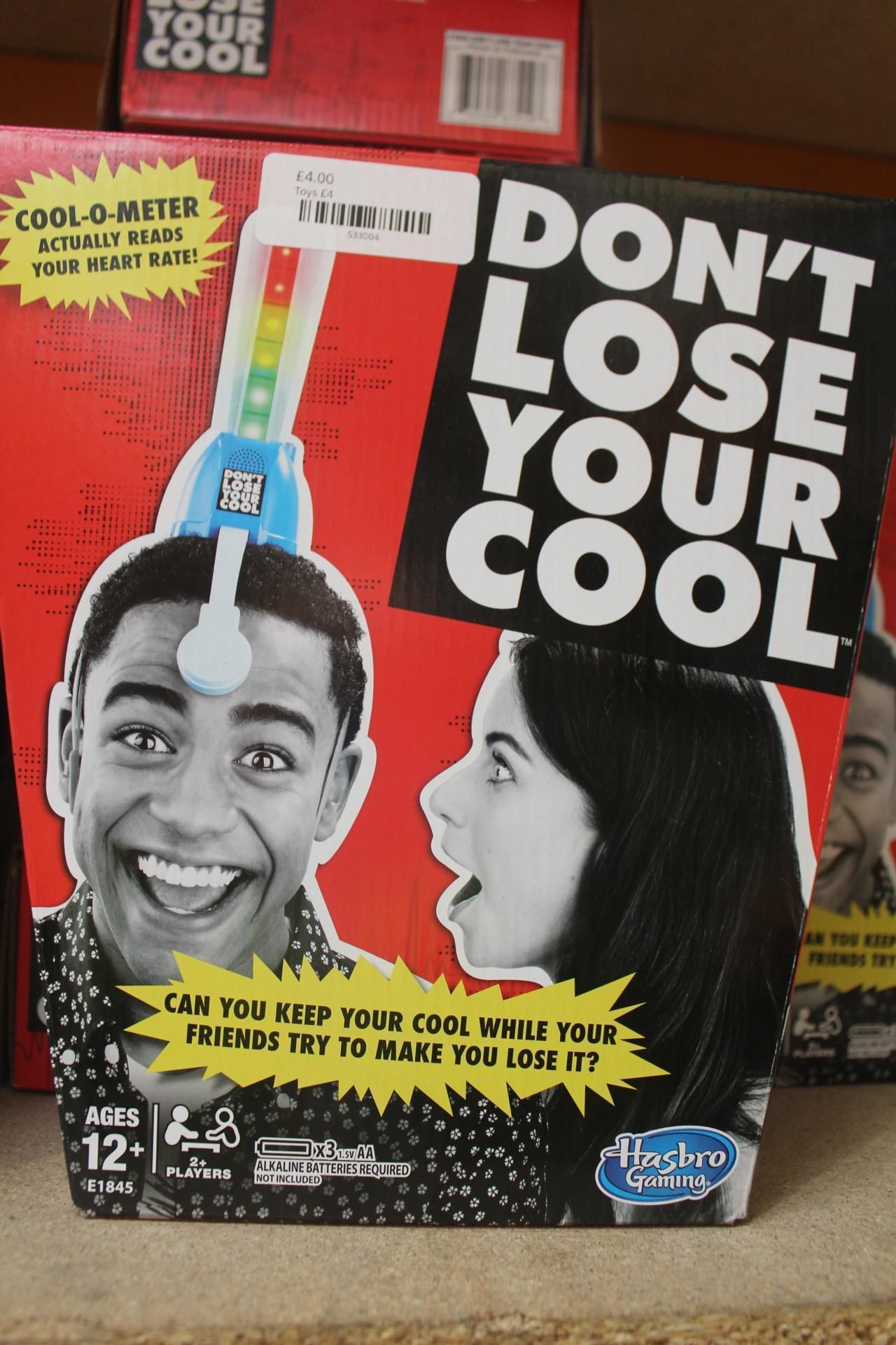 Thirty Seven Hasbro Don't Lose Your Cool Adult Games - As New.