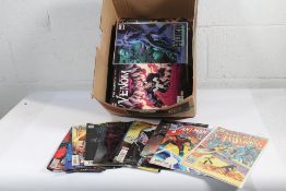 Approximately one hundred and fifty comic books to include Venom, X-Men and others.