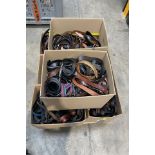 Nine Boxes of Assorted Belts. Pre-Owned.