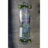 Muuwmi Longboard Compact ABEC 7 with Light Up Wheels, Neon, Adult. As New, Wrapper Slightly Opened.
