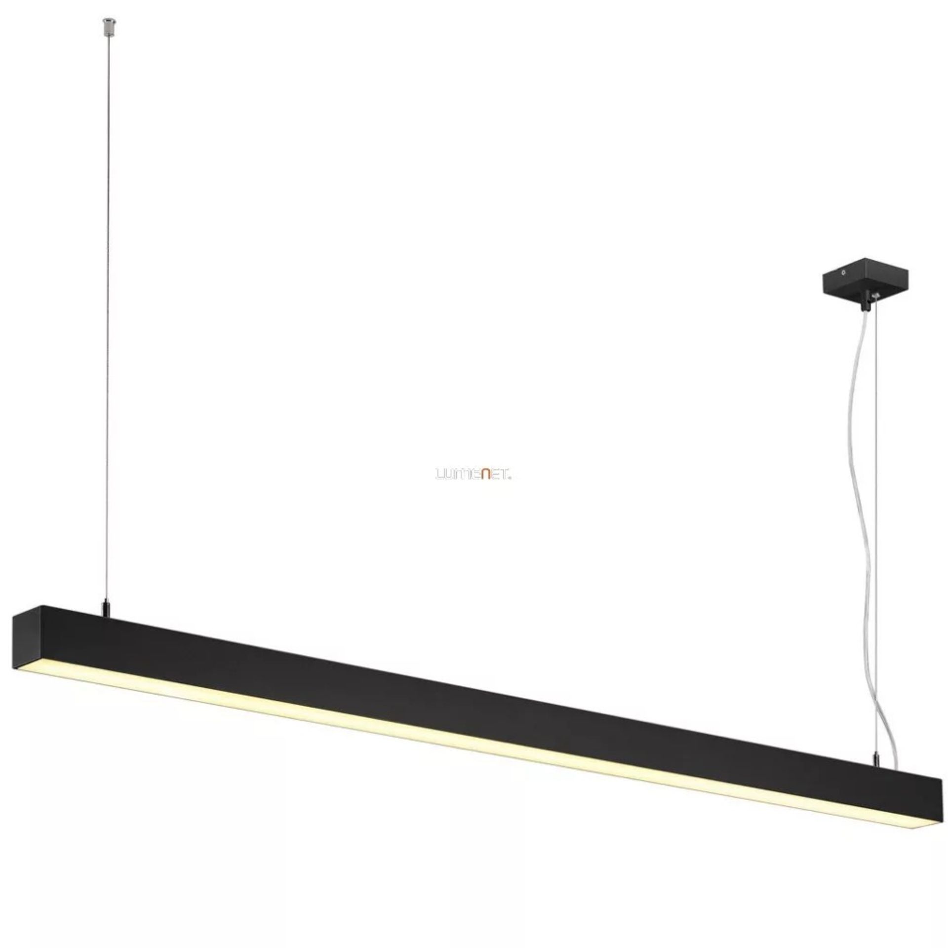 Four SLV Q-Line Dali Single Dimmable LED Pedant Lights in Black (REF: 1001309 | EAN 4024163196116).