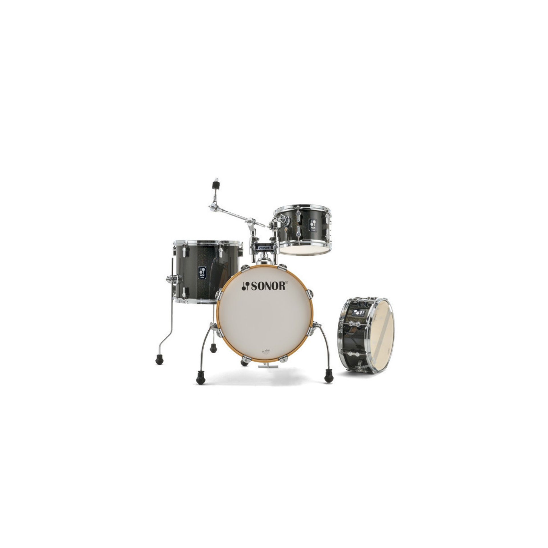 Sonor AQX Jungle BMS Black Midnight Sparkle (Stock image).