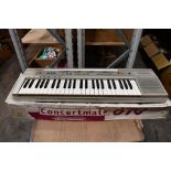 Casiotone CT- 310 Keyboard with 49 Keys, Silver, Large. Pre-owned, Viewing Advised.