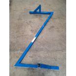 Seventeen Bases for Running Rails in Blue SD6100 (J0834). Shop Display and Fitting Equipment