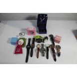 Assortment of Watches and Jewellery Accessories (Eighteen Items Total).