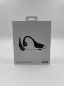 Nineteen as new Sudio B1 Bone Conduction Open-Ear Wireless Headphones in Black (EAN: 7350071387726)