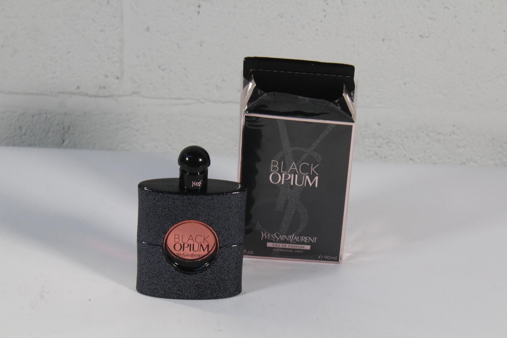 Yves Saint Laurent Black Opium Eau de Parfum, 90ml. Slightly Used, Comes in Box.